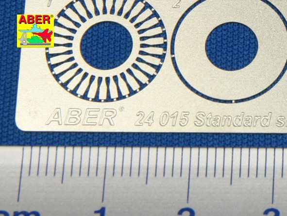Disques de frein rainurés standard Aber 24015, diamètre 14 mm (1/24&amp;quot;)  – image 3