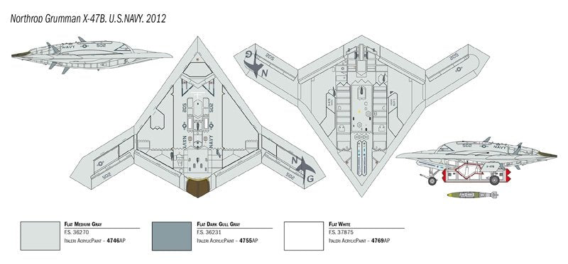 Italeri 1421 X-47B 1/72 – Bild 2