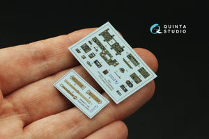 Quinta Studio QD48493 A6M2 Zero Nakajima Production 3D-Printed coloured Interior on decal paper (Eduard) 1/48 – Bild 3