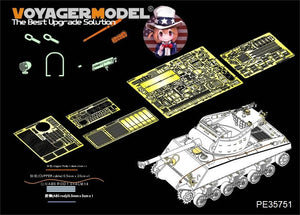 Maquette Voyager PE35751 Démolition de char GMC M36B1 de l&amp;#39;armée américaine (pour ACADMY 13279) 1/35