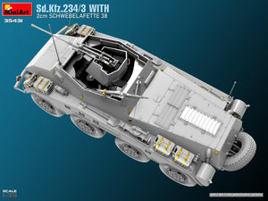 MiniArt 35431 Sd.Kfz.234/3 With 2cm Schwebelafette 38 1/35 – immagine 10