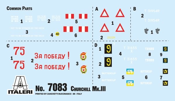 Italeri 7083 Churchill Mk. III 1/72 – zdjęcie 12