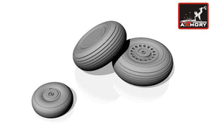 Armory Models AW48308 A-20G Boston wheels, late 1/48 – Bild 2
