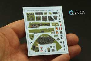 Quinta Studio QD32133 F6F-3 Hellcat 3D-Printed &amp;amp; coloured Interior on decal paper (Trumpeter) 1/32 – zdjęcie 4