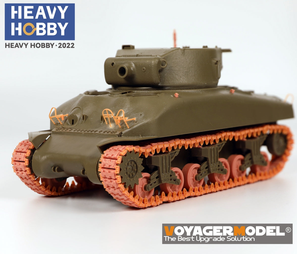 Heavy Hobby PT35063 WWII US Army Sherman VVSS Suspension Tracks WE210 1/35 – immagine 4