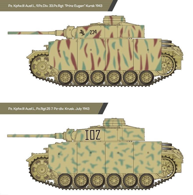 Academy 13545 German Panzer III Ausf L “Battle of Kursk” 1/35 – immagine 4