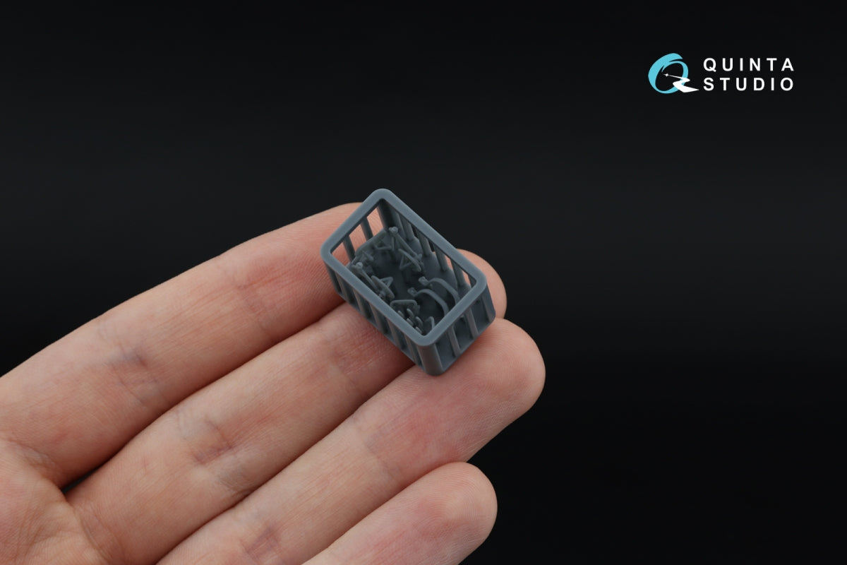 Quinta Studio QD+35139 Land Rover 88 series II family 3D-Printed &amp;amp; colored Interior on decal paper (AK Interactive) (with 3D-printed resin parts) 1/35 – image 8