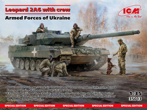 ICM 35013 Leopard 2A6 with crew Armed Forces of Ukraine 1/35