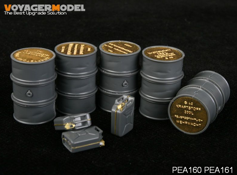 Voyager Model PEA160 WWII German 200L Fuel Drum Covers 1/35 – imagen 2