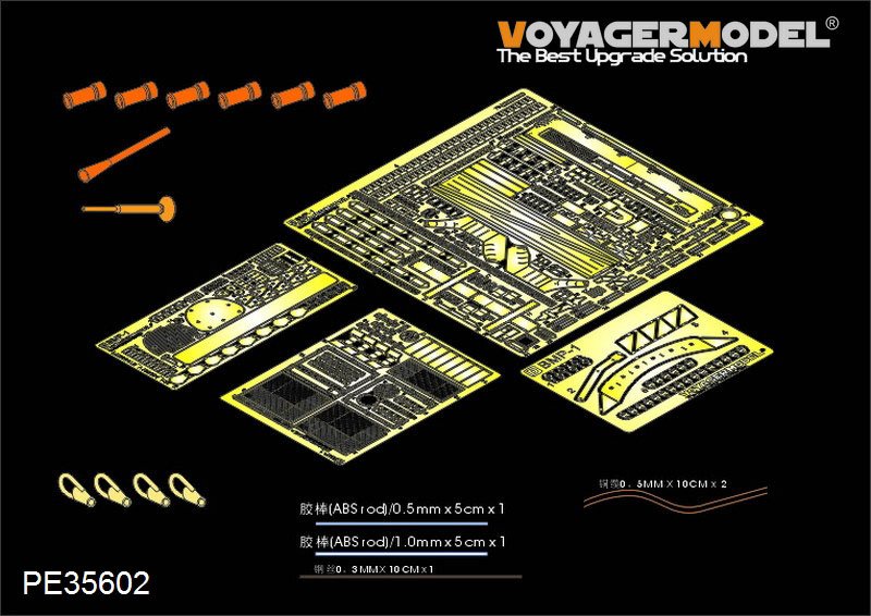 Maquette Voyager PE35602 BMP-1P VCI russe moderne pour TRUMPETER 05556 1/35