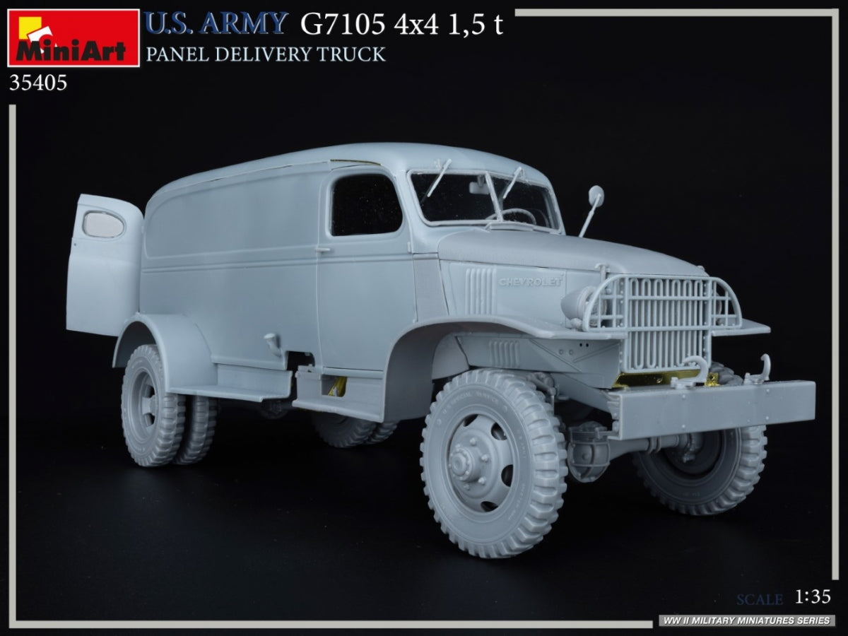 MiniArt 35405 U.S. ARMY G7105 4х4 1,5 t PANEL DELIVERY TRUCK 1/35 – immagine 10