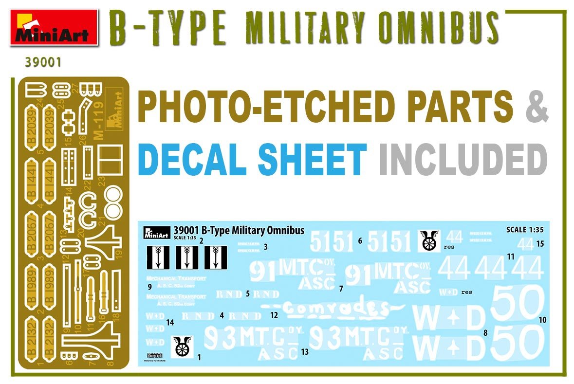 MiniArt 39001 B-TYPE MILITARY OMNIBUS 1/35 – image 5