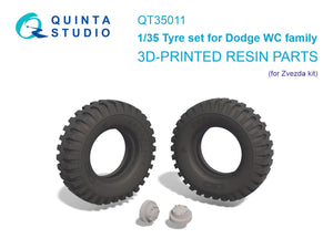 Quinta Studio QT35011 Dodge WC Family tire set (Zvezda) 1/35