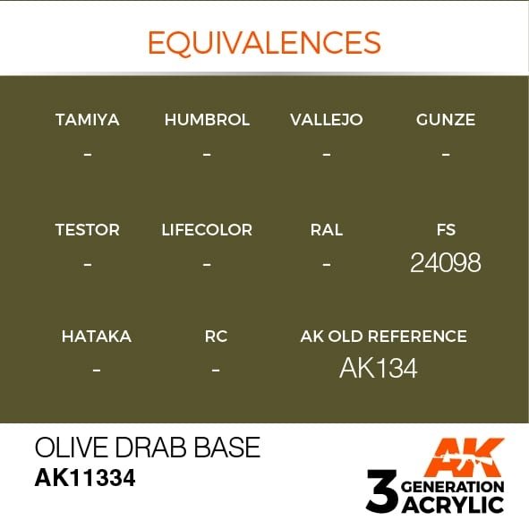 AK Interactive AK11334 Base vert olive 17 ml – image 3