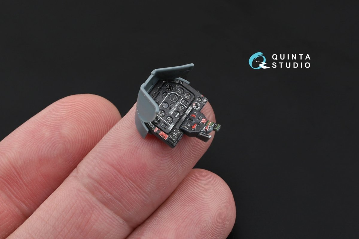 Quinta Studio QD48065 P-51D (Early) 3D-Printed &amp;amp; coloured Interior on decal paper (for Eduard kit) 1/48 – imagen 6