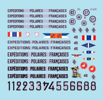 Star Decals 35-C1420 M29C Weasel - E.P.F. Les Expeditions Polaires Francaises. French Polar Expeditions in the 1940-60s 1/35 – Bild 2