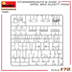 MiniArt 72106 STURMGESCHUTZ III AUSF. G, APRIL 1943 ALKETT PROD. 1/72 – Bild 12