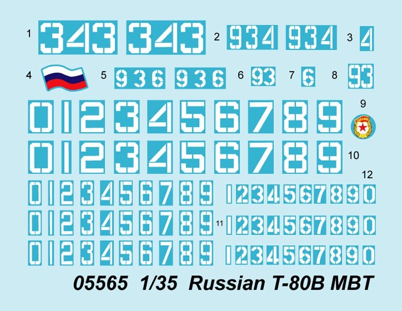 Trumpeter 05565 Russian T-80B MBT 1/35 – Bild 4