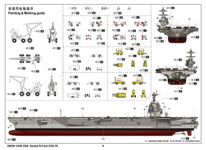 Trumpeter 05638 USS Gerald R.Ford CVN-78 1/350 – zdjęcie 5