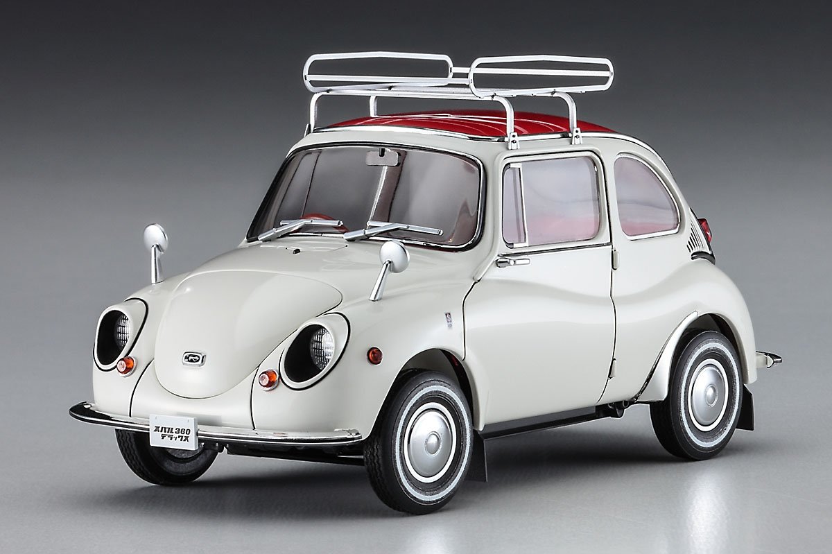 Hasegawa 20622 Subaru 360 Deluxe w/Roof Carrier 1/24 – zdjęcie 2