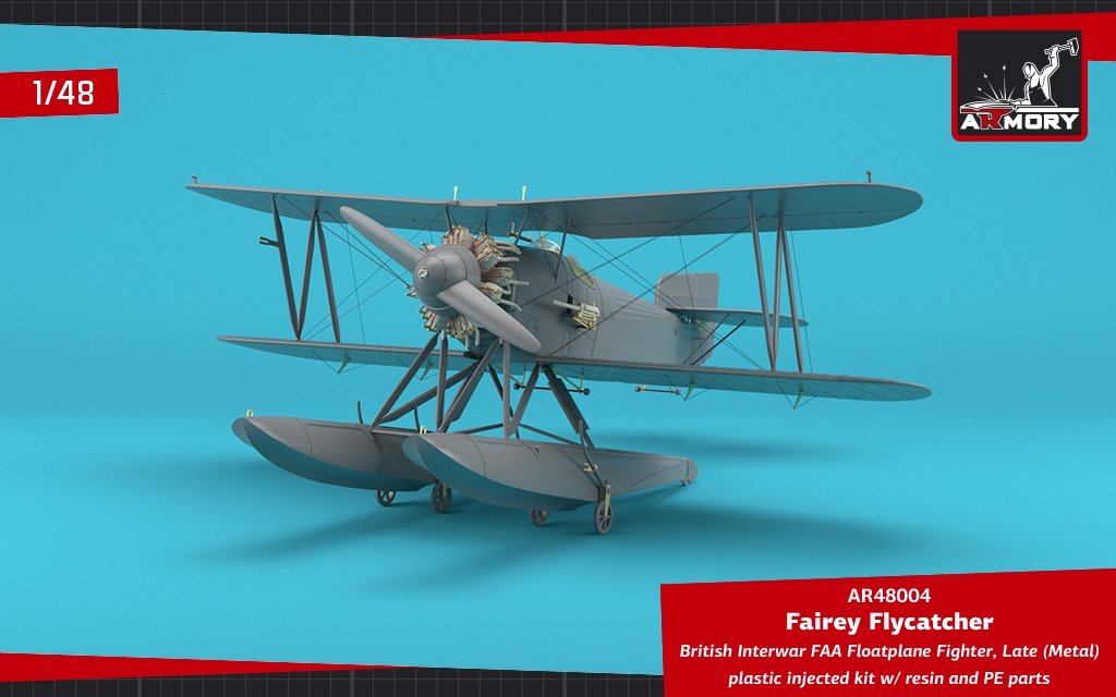 Armory Models 48004 Fairey Flycatcher British Interwar FAA Floatplane Fighter, Late (Metal) 1/48 – image 25
