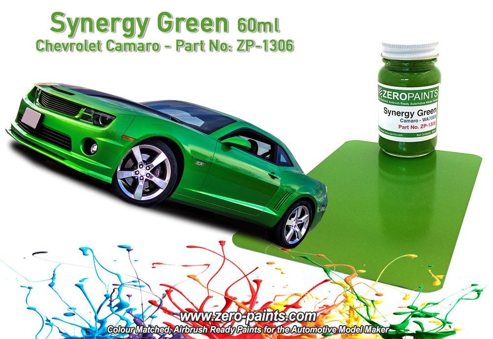 Peinture Zero Paints ZP-1306 Chevrolet Camaro Synergy Green 60 ml