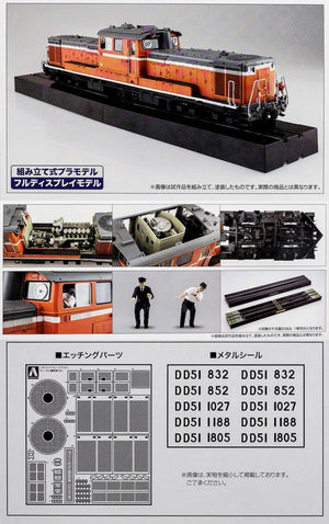 Aoshima 00999 Diesel locomotive DD51 Standard type 1/45 – Bild 2