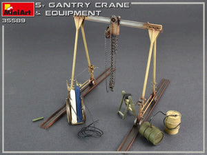 MiniArt 35589 5 TON GANTRY CRANE &amp;amp; EQUIPMENT 1/35 – Bild 4
