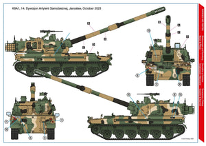 Hobby 2000 35005SE K9A1 Thunder Polish Army SPH - Special Edition ( ACADEMY + CARTOGRAF + Lufa Aber ) 1/35 – Bild 4
