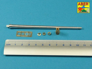 Aber 35L-241 7,5 cm barrel with muzzle brake for Panther Ausf.A 1/35 – immagine 3