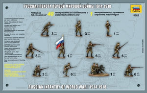 Zvezda 8082 Russian Infantry WWI 1/72 – immagine 2