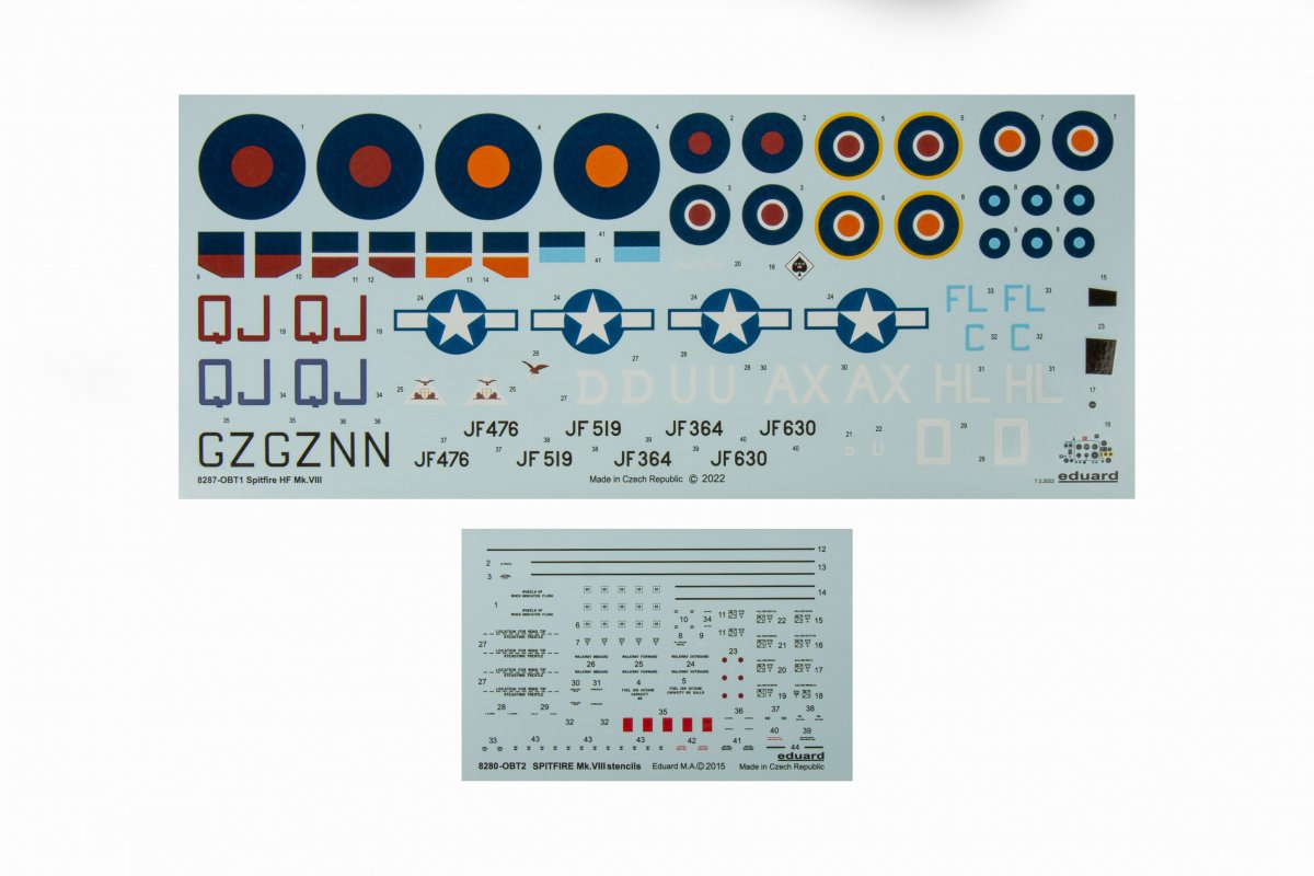Eduard 8287 Spitfire HF Mk.VIII 1/48 – imagen 7