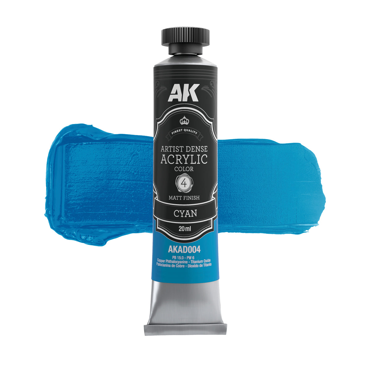 AK Interactive AKAD108 Artist Dense Acrylic Colors - Blue Color Set – image 4