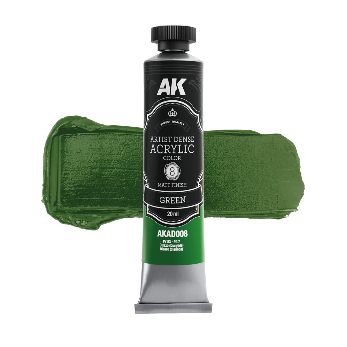 AK Interactive AKAD102 Artist Dense Acrylic Colors - Primary &amp;amp; Secondary Set – Bild 2