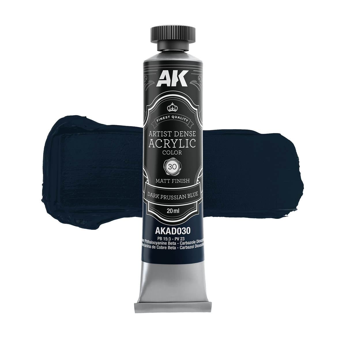 AK Interactive AKAD108 Artist Dense Acrylic Colors - Blue Color Set – image 7