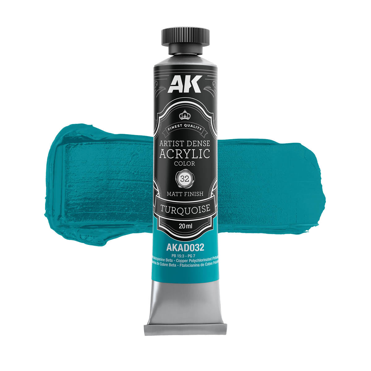 AK Interactive AKAD108 Artist Dense Acrylic Colors - Blue Color Set – image 3