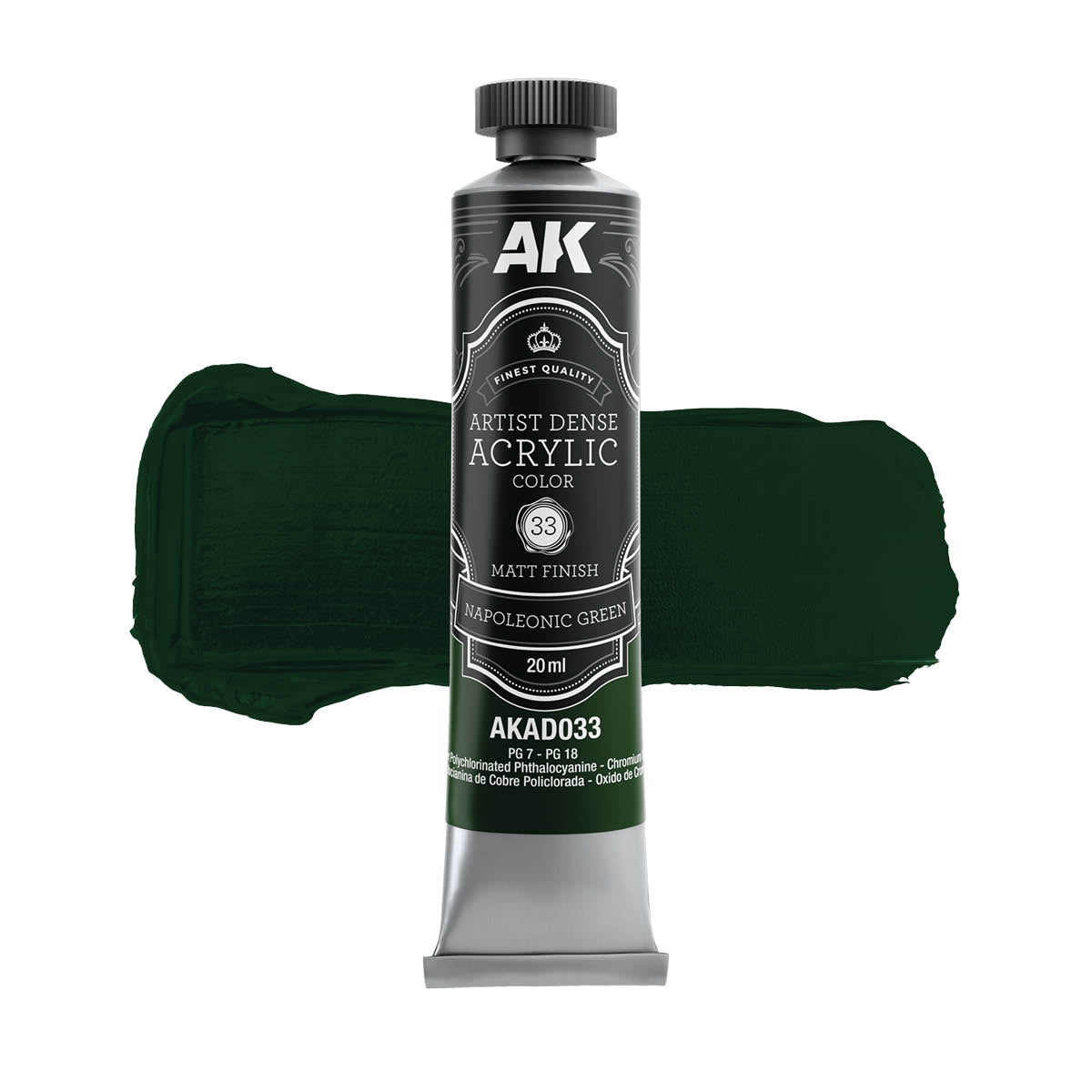 AK Interactive AKAD109 Artist Dense Acrylic Colors - Green Color Set – Bild 6