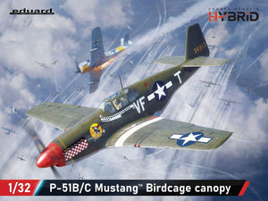 Eduard 932012 North American P-51 B/C Mustang (Birdcage Canopy) The Hybrid 1/32 – Bild 2