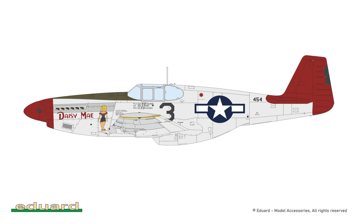 Eduard 932012 North American P-51 B/C Mustang (Birdcage Canopy) The Hybrid 1/32 – Bild 8