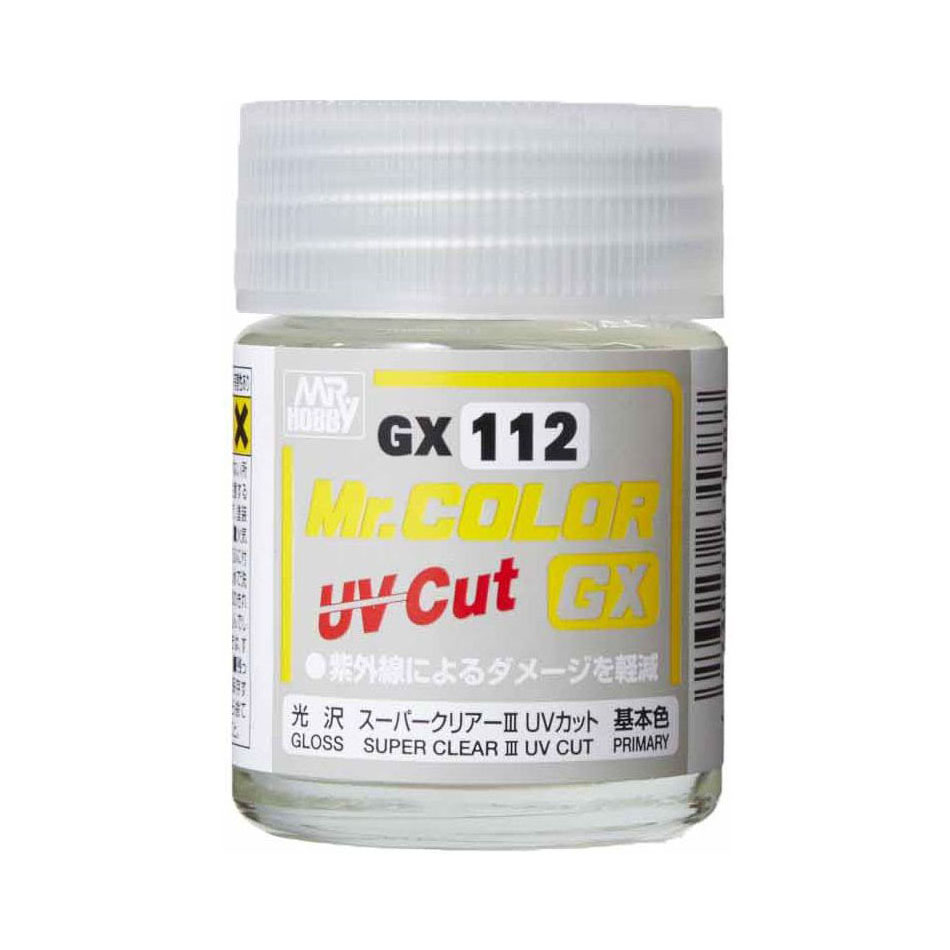 Gunze Sangyo GX112 Super Clear III UV Cut Gloss 18ml
