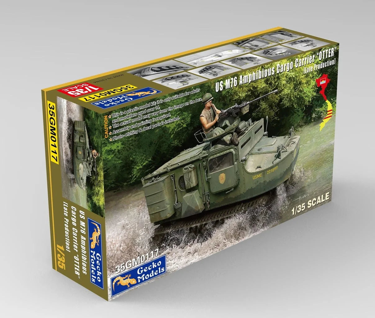 Gecko Models 35GM0117 US M76 Amphibious Cargo Carrier &amp;quot;Otter&amp;quot; Late Production 1/35 – immagine 2