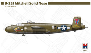 Hobby 2000 72091 B-25J Mitchell Solid Nose Hasegawa + Cartograf + Maski 1/72