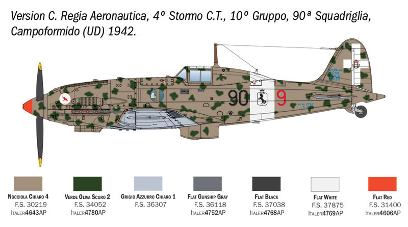 Italeri 2840 Macchi MC.202 Folgore 1/48 – Bild 8