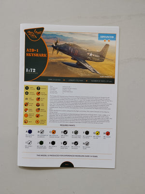 Clear Prop! CP72050 Douglas A2D-1 Skyshark 1/72 – image 6
