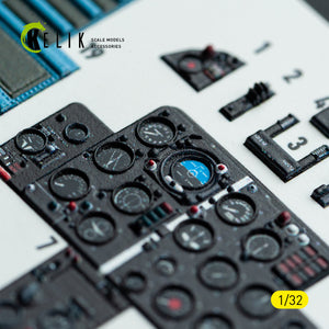 KELIK K32042 Mikoyan MiG-21 F-13 Export Version- Interior 3D Decals (for Trumpeter Kits) 1/32 – zdjęcie 5