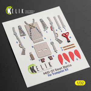 KELIK K32042 Mikoyan MiG-21 F-13 Export Version- Interior 3D Decals (for Trumpeter Kits) 1/32 – zdjęcie 7