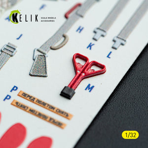 KELIK K32042 Mikoyan MiG-21 F-13 Export Version- Interior 3D Decals (for Trumpeter Kits) 1/32 – zdjęcie 8