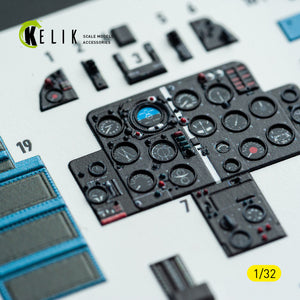 KELIK K32042 Mikoyan MiG-21 F-13 Export Version- Interior 3D Decals (for Trumpeter Kits) 1/32 – zdjęcie 14