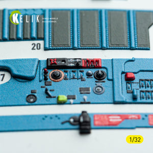 KELIK K32042 Mikoyan MiG-21 F-13 Export Version- Interior 3D Decals (for Trumpeter Kits) 1/32 – zdjęcie 3