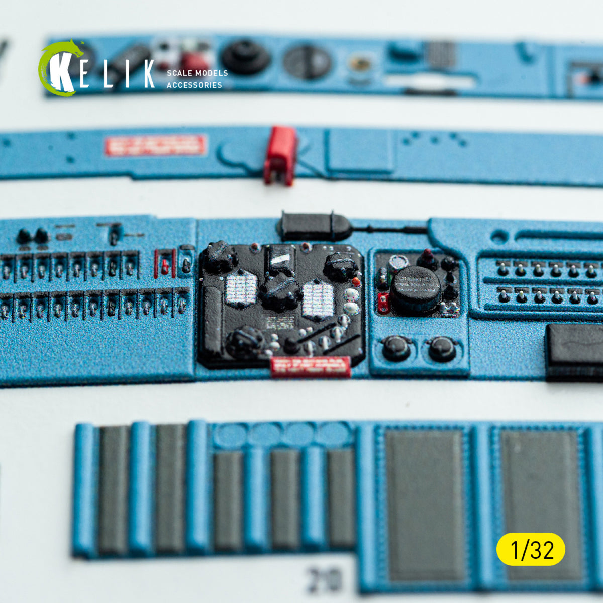 KELIK K32042 Mikoyan MiG-21 F-13 Export Version- Interior 3D Decals (for Trumpeter Kits) 1/32 – zdjęcie 4